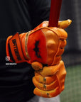 Orange Sunset Batting Glove - Bat Wraps