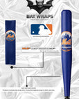 MLB New York Mets Bat Wrap For Composite & Wood Bat - Bat Wraps