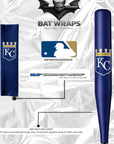 MLB Kansas City Royals Bat Wrap For Composite & Wood Bat - Bat Wraps