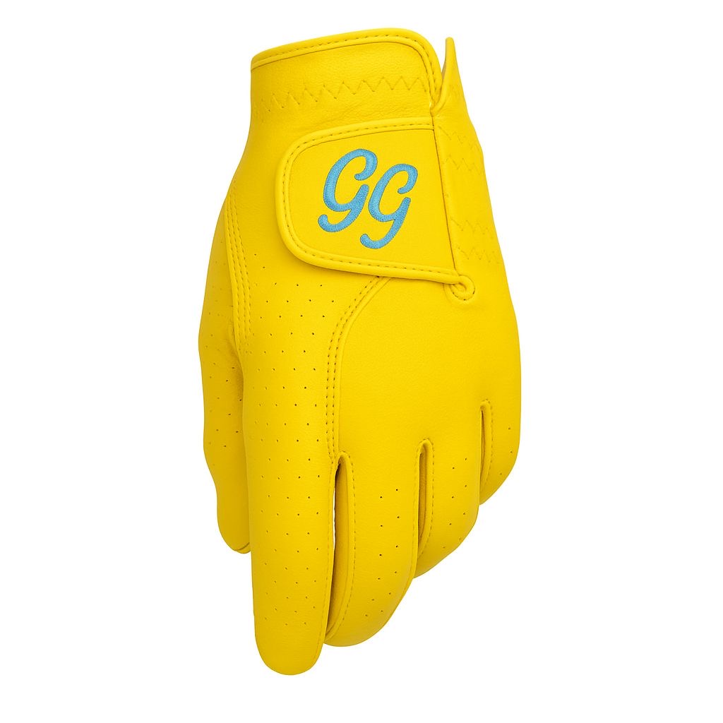 Yellow GG Golf Glove