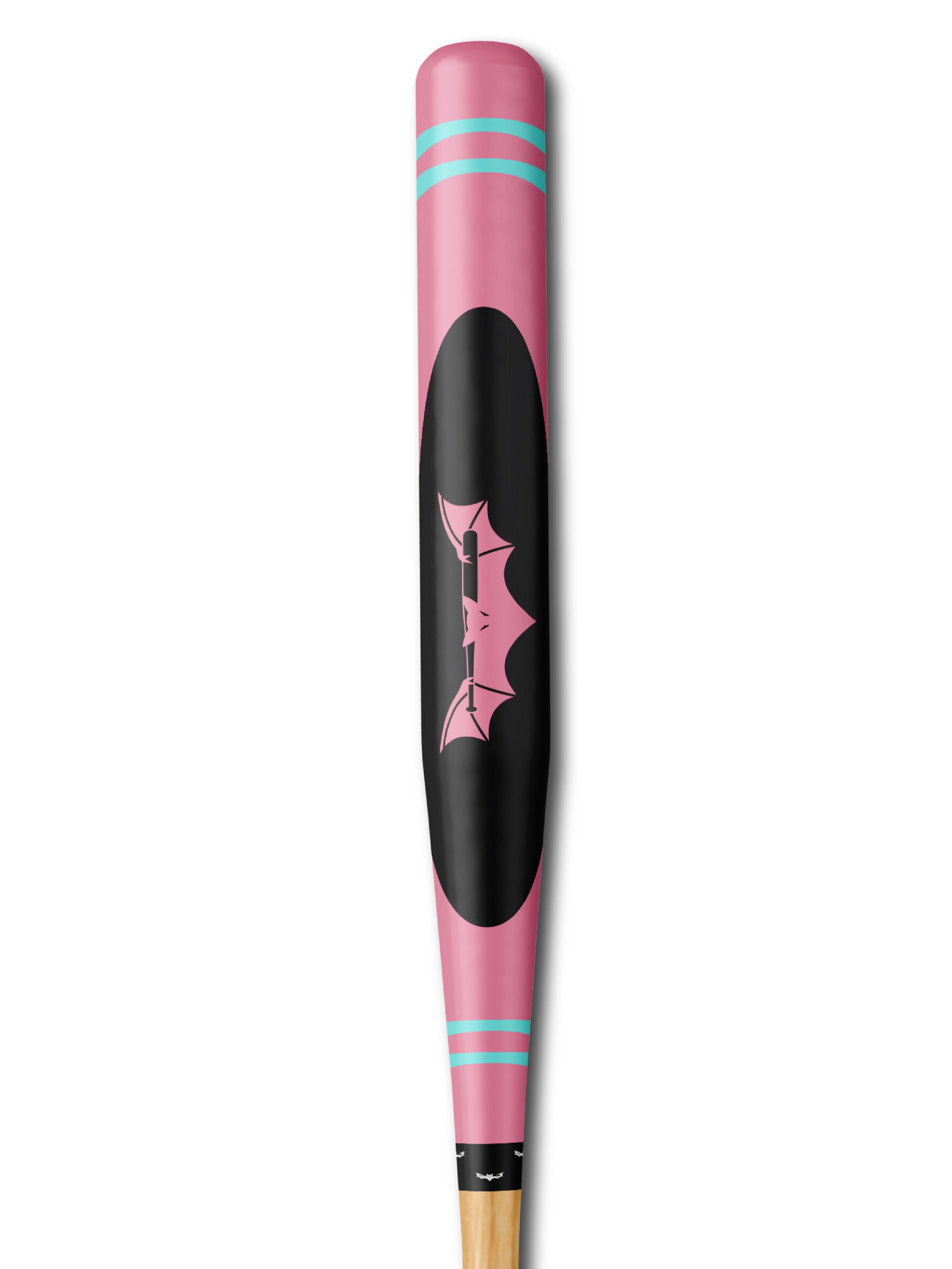 Bats Wrapped Baby Pink Vibe Crayon Bat Wrap For Composite, Wood , Alloy & Whiffle B