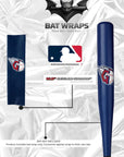 MLB Cleveland Guardians Wrap For Composite & Wood Bat - Bat Wraps