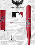MLB Arizona Diamondbacks Bat Wrap For Composite & Wood Bat - Bat Wraps