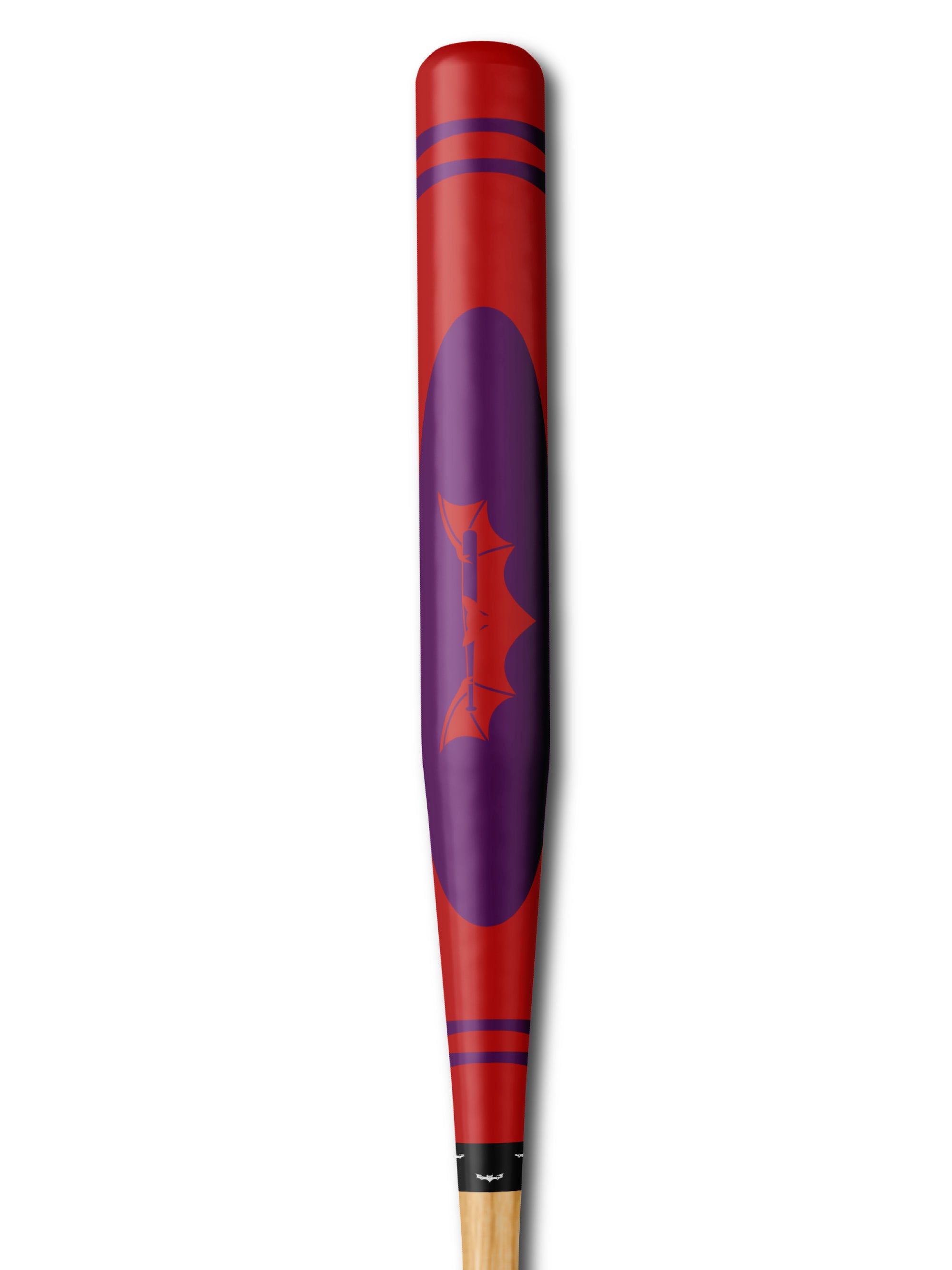 Red | Purple Vibe Crayon Bat Wrap - Bat Wraps