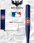 MLB Chicago Cubs Bat Wrap For Composite & Wood Bat - Bat Wraps