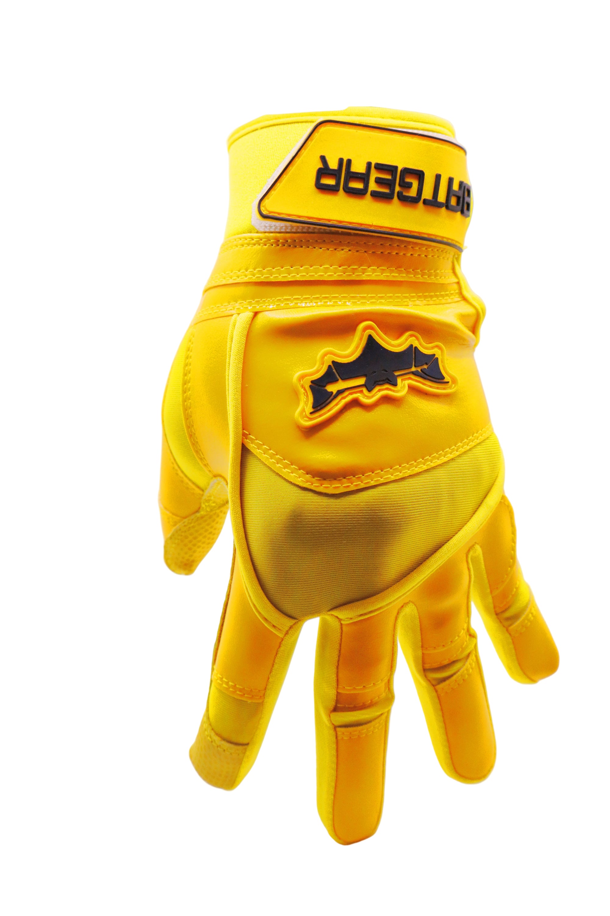 Bat Gear Yellow Color Rush Batting Glove - Bat Wraps