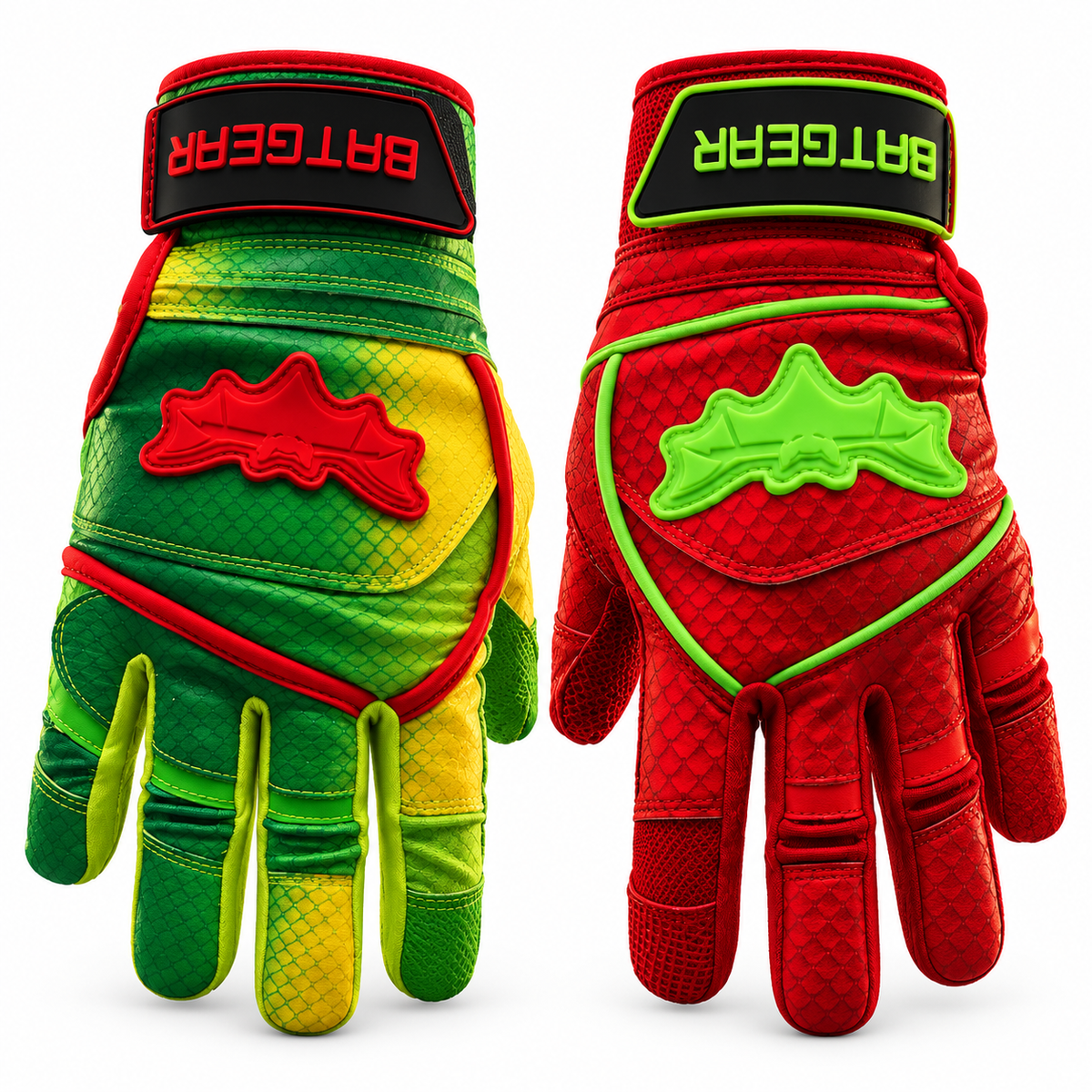 BAT GEAR // GRINCH HOLIDAY Batting Glove Set - Bat Wraps