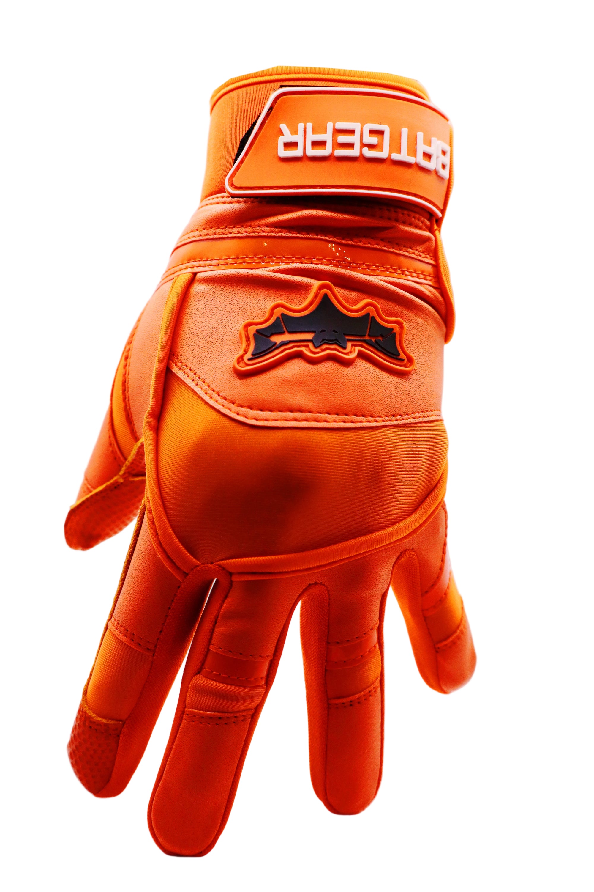 Bat Gear Flame Orange Color Rush Batting Glove - Bat Wraps