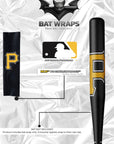 MLB Pittsburgh Pirates Bat Wrap For Composite & Wood Bat - Bat Wraps
