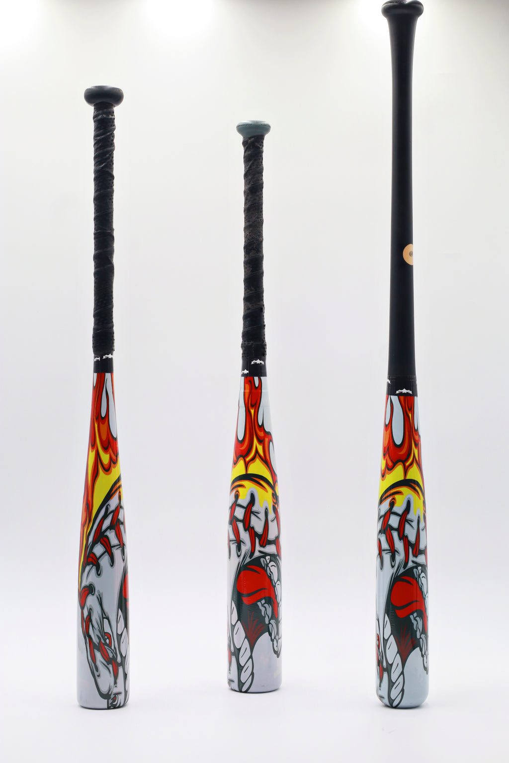 Bats Wrapped Fireball Bat Wrap For Composite, Wood , Alloy & Whiffle Bats