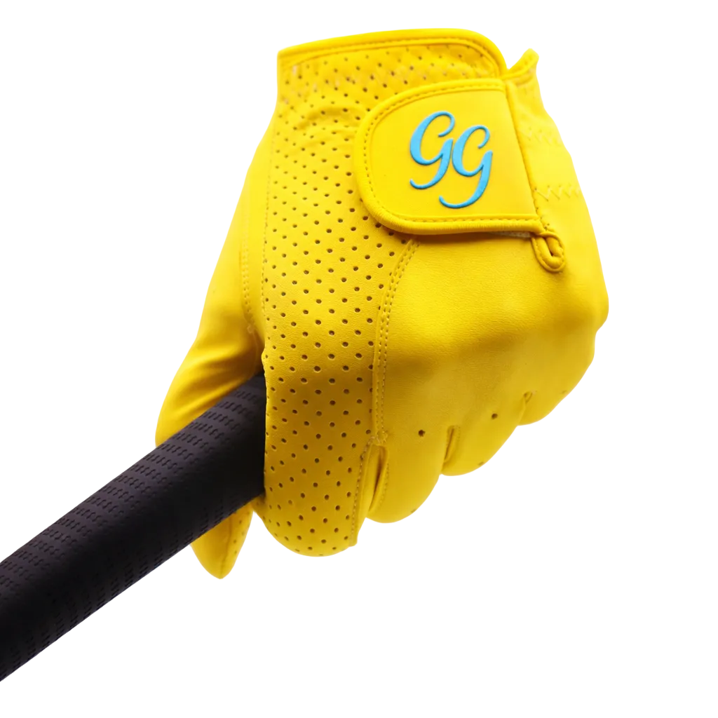 Yellow GG Golf Glove