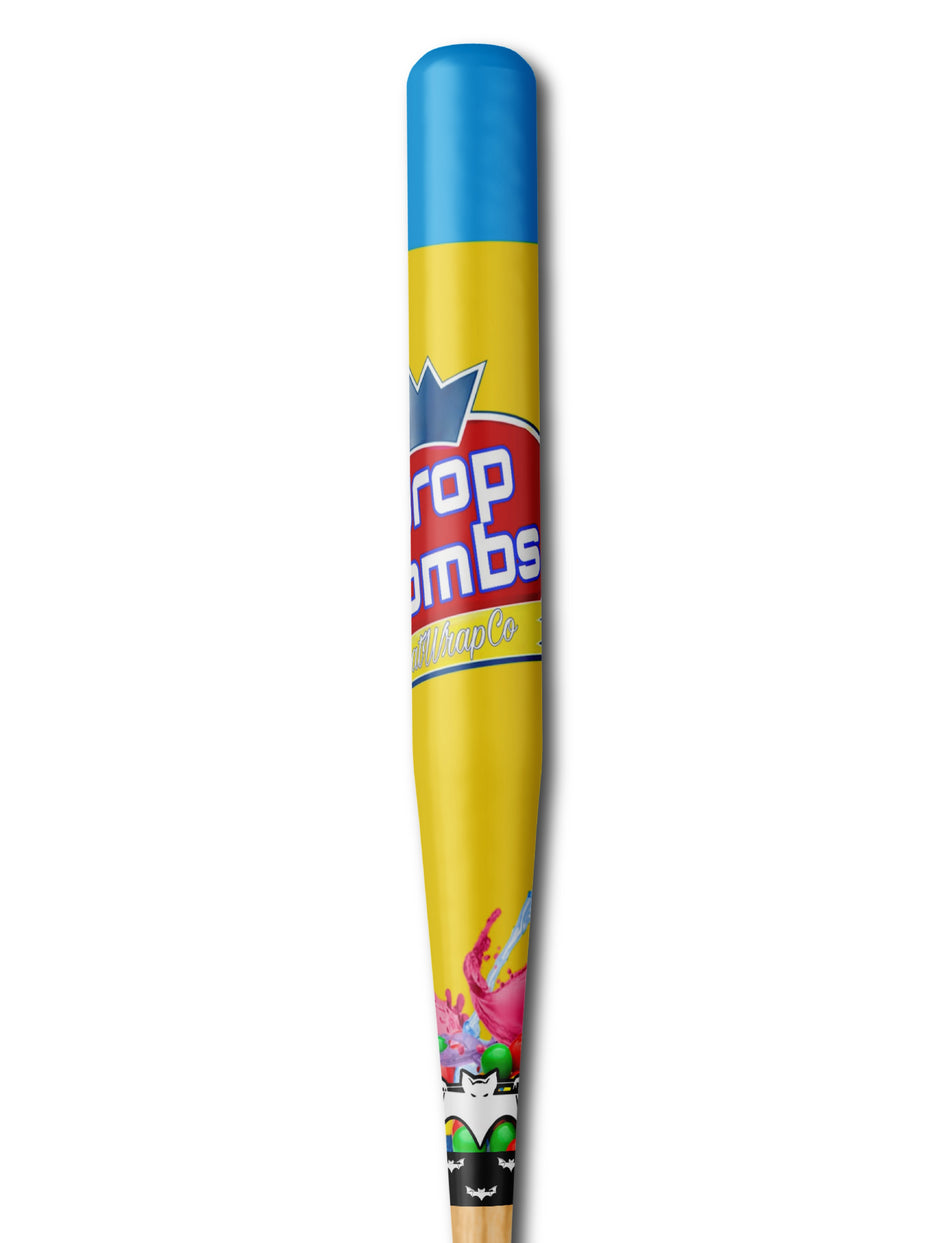 Bubble Gum Bat Wrap for Baseball & Softball Bats