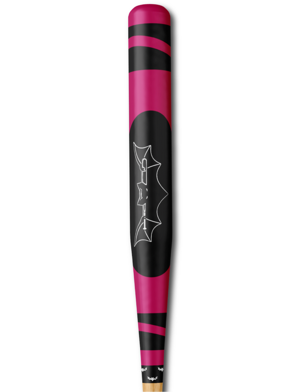 Chain Wrapped Bat Power Pink Crayon Bat Wrap For Composite, Wood , Alloy & Whiffle Bats